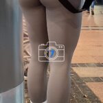 Bubble butt girl candid leggings from nyc streets IMG_20231229_092832